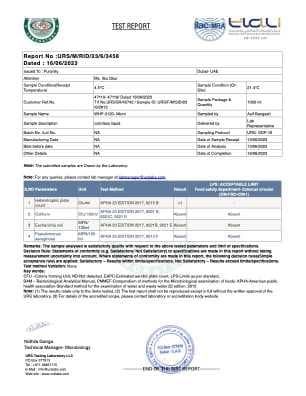 Drinking water altus plus test report